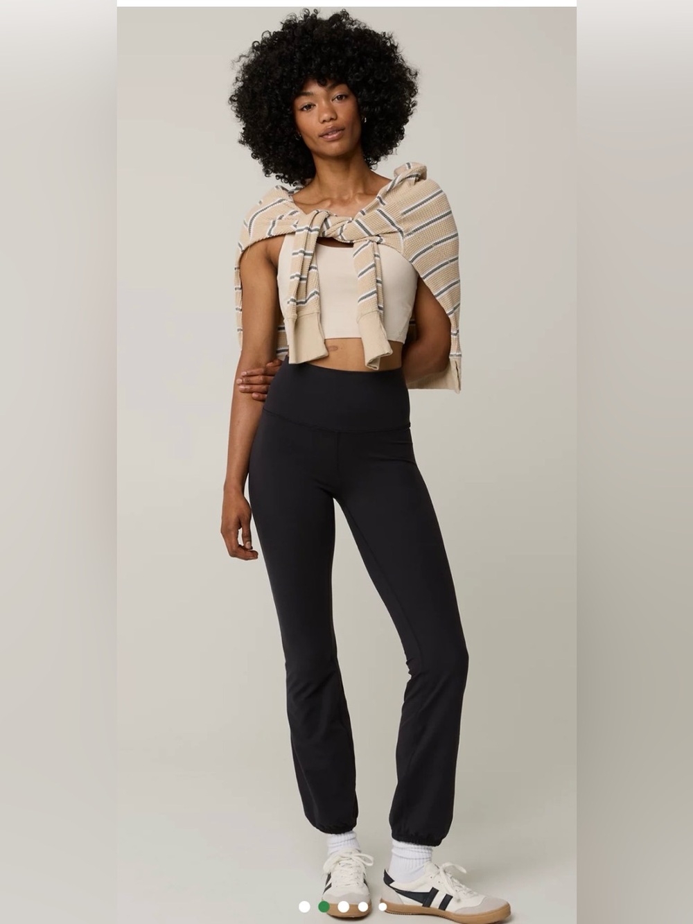 OFFLINE by Aerie The Hugger High Waisted Cinch Pant – Black – Size Small Short